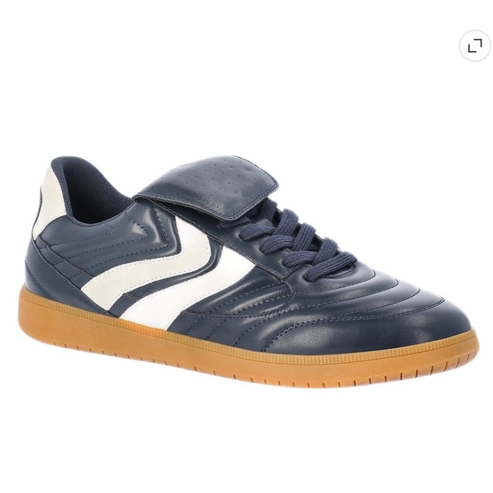 Madden NYC Mens Muirr Sport Casual Navy Blue Gum Sole Sneakers 10.5 MNMN45AM932